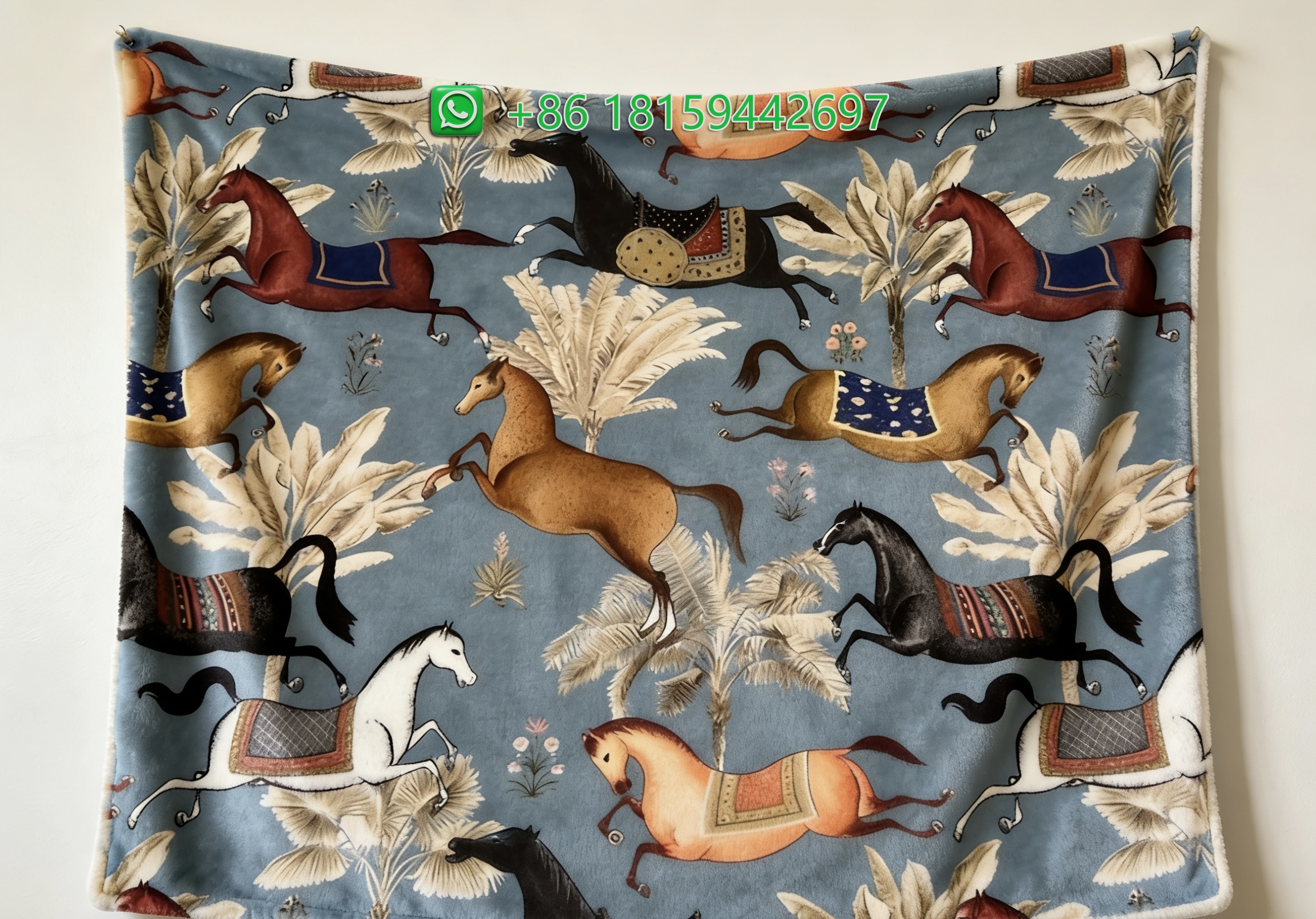 Hermes Throw Blankets